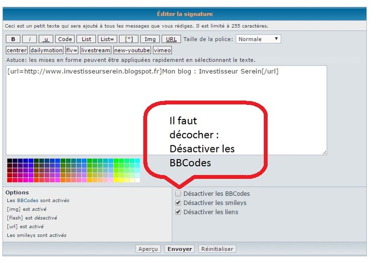 Signature BBCode