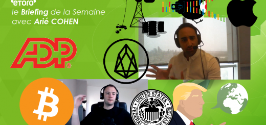 Briefing Trading, Arié COHEN, eToro : Indices, Résultats, Risque Géopolitique, FED, News, Crypto