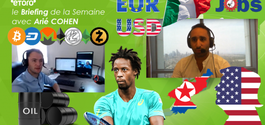 Briefing Trading, Arié COHEN, eToro : Élections Italie, USA/Corée, NFP, Gaël MONFILS, Crypto
