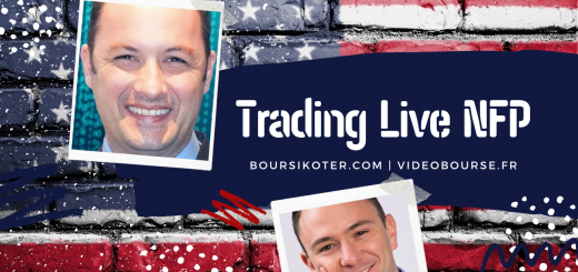 Trading Live en direct et sur compte réel pendant le NFP
