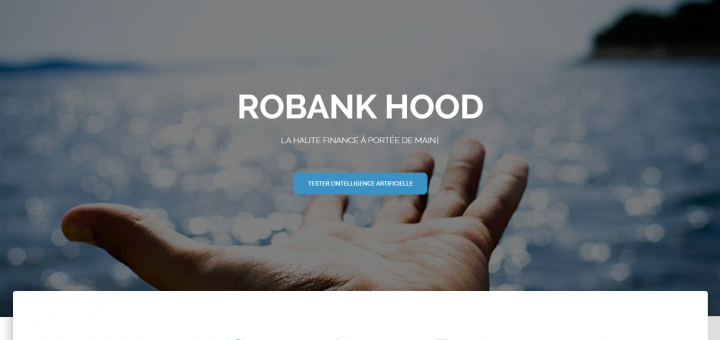 "Développez une Intelligence Artificielle de Trading de A à Z" avec Robank Hood