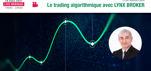 Le Trading Algorithmique avec LYNX Broker (MultiCharts) par Philippe LHERMIE