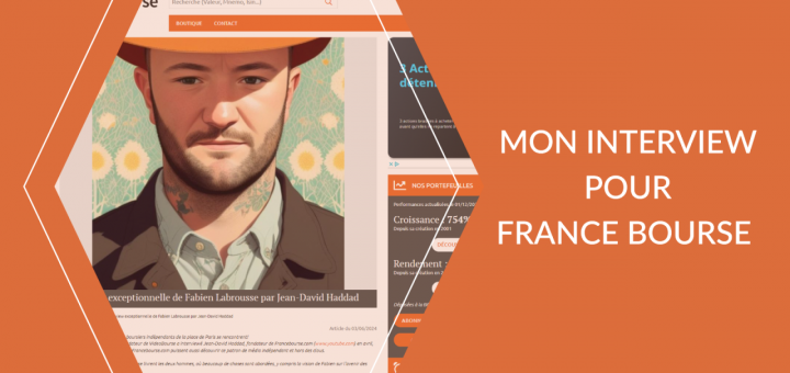 interview de Fabien Labrousse - VideoBourse pour France Bourse