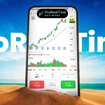 ProRealTime Application Mobile App - sable / palmier / soleil / plage / vacances